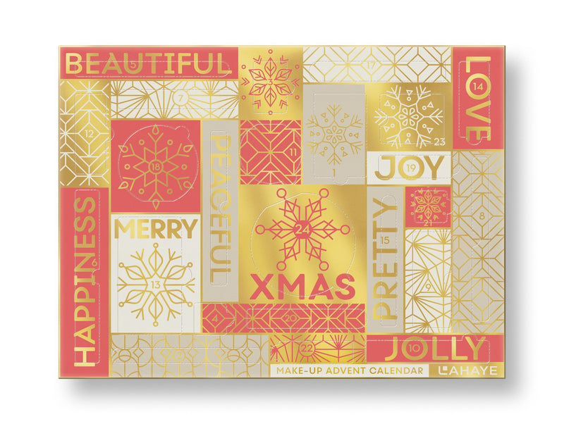 LAHAYE Beauty Adventskalender"BEAUTIFUL X-MAS" 2022, 24 hochwertige Produkte, Geschenkset