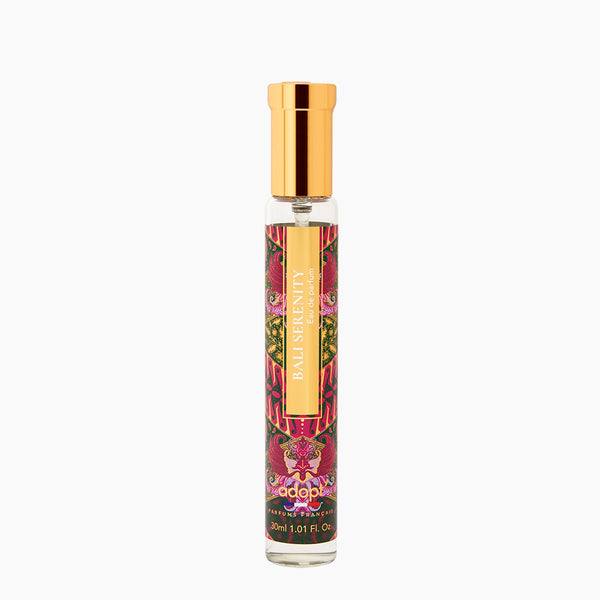 adopt BALI SERENITY, 30ml Eau de Parfum | Fresh notes, citrus notes, white musk, soothing scent, Made in France, exotic scent, perfume for relaxation