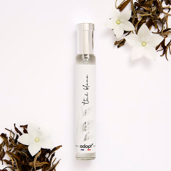 adopt THE BLANC, 30ml Eau de Parfum, women's fragrance | with white tea, jasmine and musk, fresh floral fragrance, made in France, fragrance for women, long-lasting