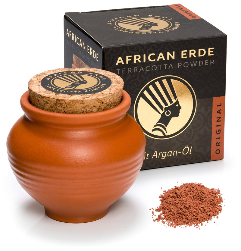 AFRICAN ERDE Terracotta Puder ORIGINAL - NEU mit Arganöl