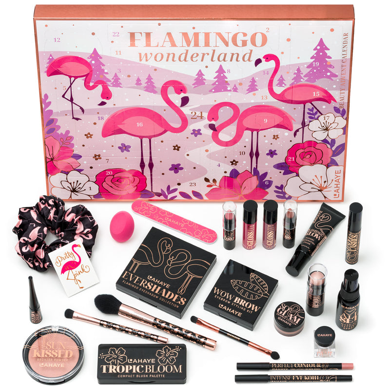 LAHAYE PINK FLAMINGO XMAS - Wonderland Edition - Beauty Adventskalender 2025, Geschenkset