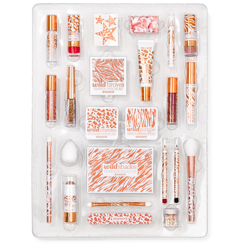 LAHAYE Make-Up Adventskalender "WILD X-MAS" 2025, Geschenkset