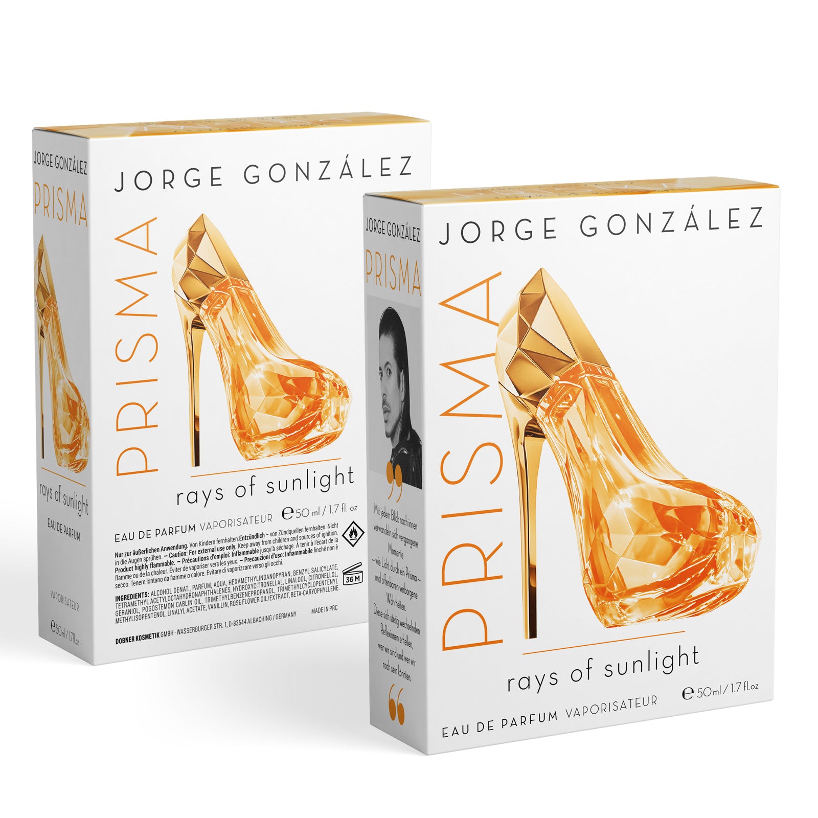 JORGE GONZÁLEZ PRISMA Rays of sunlight - Eau de Parfum 50 ml