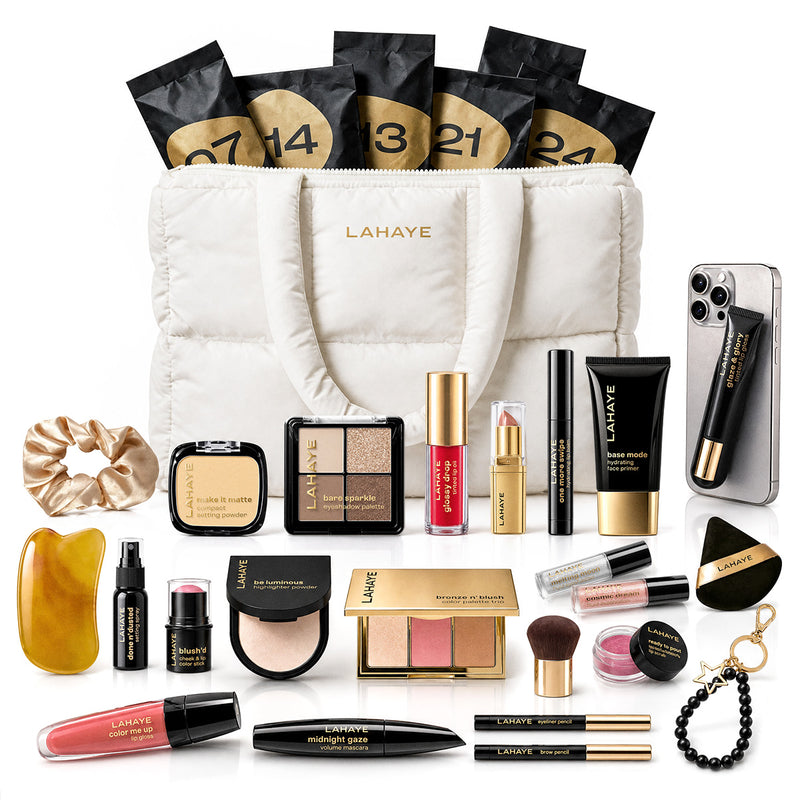 LAHAYE Beauty Adventskalender 2026 "beautifully you" | Weiß – 24 Make-up Highlights