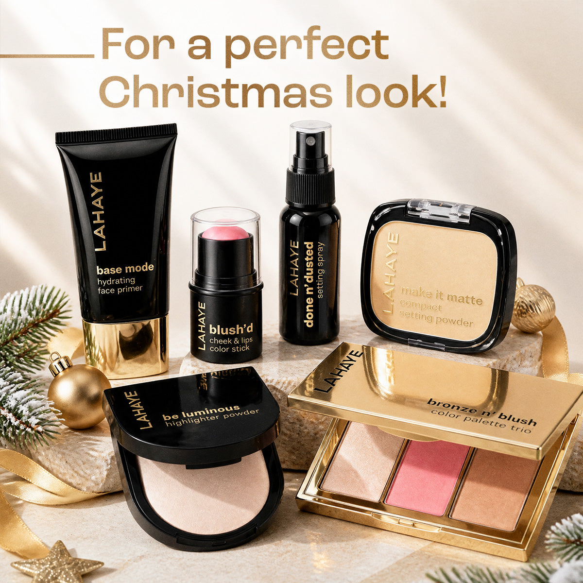 LAHAYE Beauty Adventskalender 2026 "beautifully you" | Schwarz – 24 Make-up Highlights