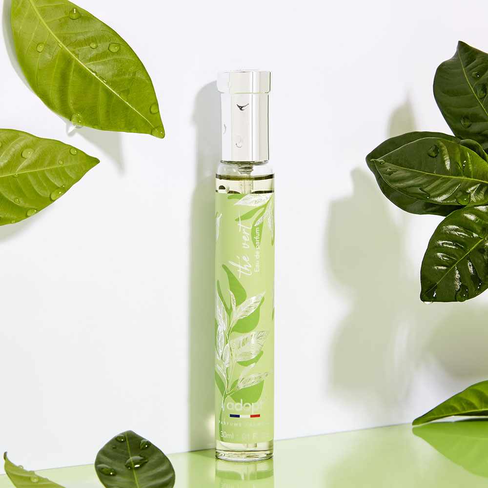 adopt THE VERT, 30ml Eau de Parfum for women | fresh fragrance with citrus notes of orange, lemon and grapefruit, floral-aromatic with tea rose, Made in France