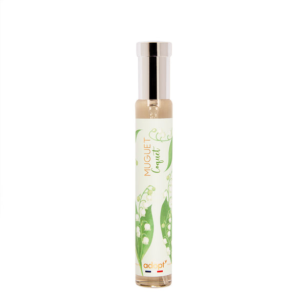 adopt MUGUET COQUET 30ml Eau de Parfum | Women's fragrance, fresh floral scent with white peach, lily of the valley and white musk - Made in France, perfume for women
