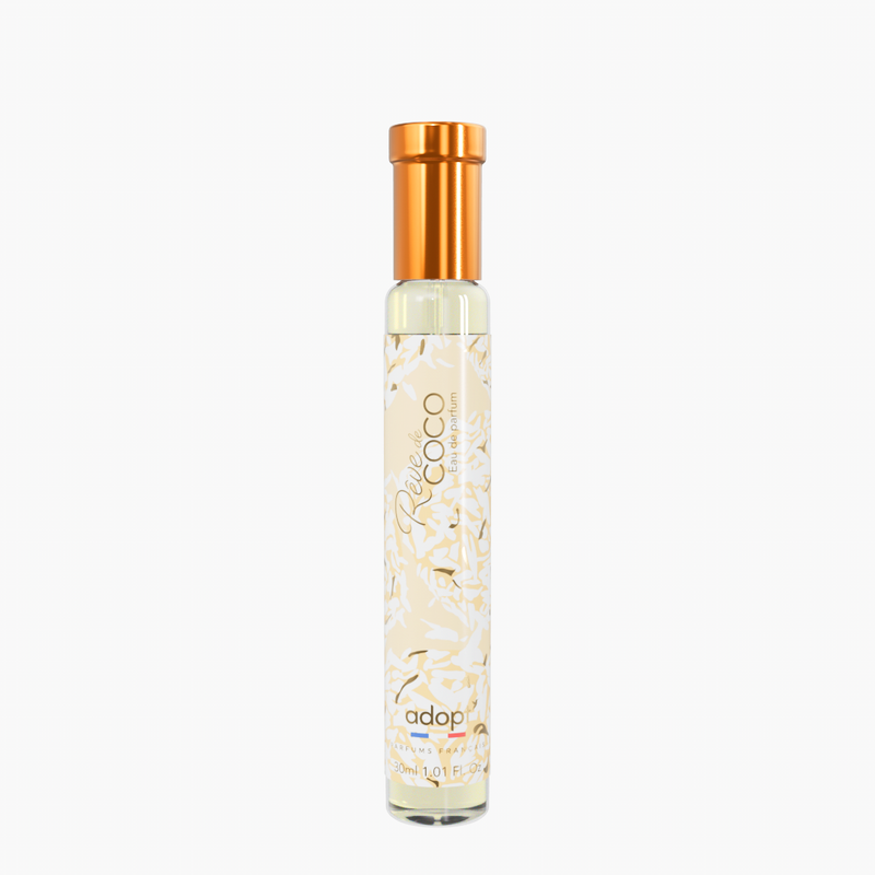 adopt RÊVE DE COCO 30ml Eau de Parfum Women's Fragrance | Coconut Cream, Almond Milk, White Musk, Sandalwood, Exotic Fragrance, Sensual Women's Fragrance, Freshness and Warmth, Made in France
