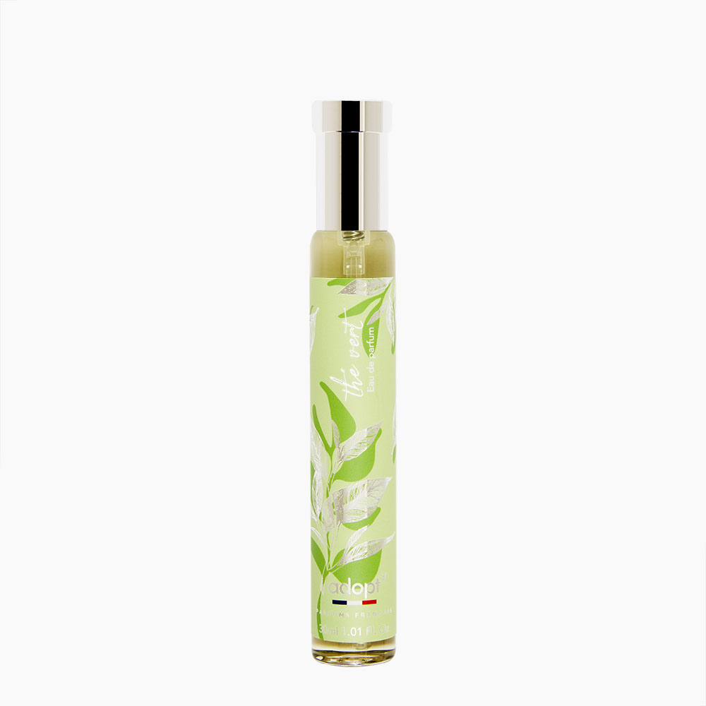 adopt THE VERT, 30ml Eau de Parfum for women | fresh fragrance with citrus notes of orange, lemon and grapefruit, floral-aromatic with tea rose, Made in France