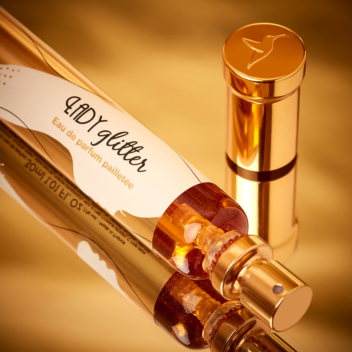 adopt LADY GLITTER Eau de Parfum 30ml Women's Fragrance | Floral and feminine perfume for women, with orange blossom, velvety jasmine, sweet vanilla notes and woody depth