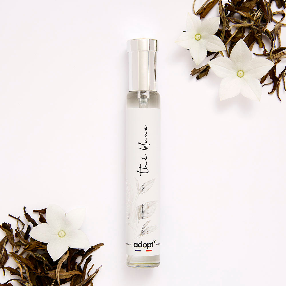 adopt THE BLANC, 30ml Eau de Parfum, women's fragrance | with white tea, jasmine and musk, fresh floral fragrance, made in France, fragrance for women, long-lasting