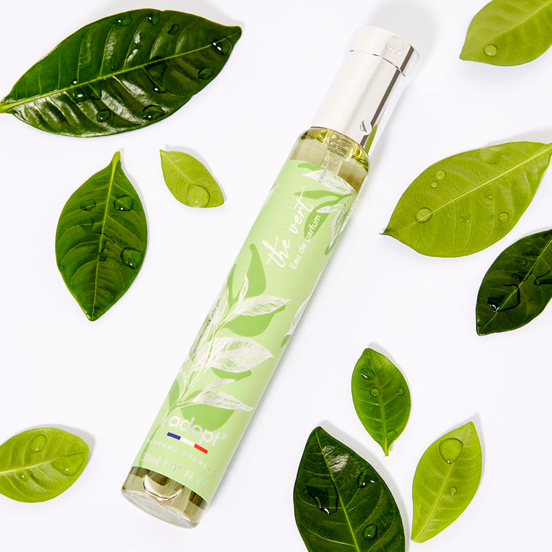 adopt THE VERT, 30ml Eau de Parfum for women | fresh fragrance with citrus notes of orange, lemon and grapefruit, floral-aromatic with tea rose, Made in France