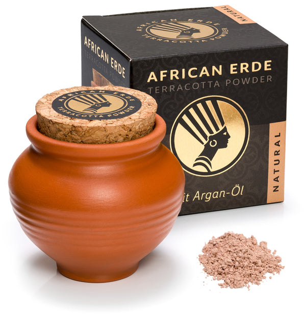 AFRICAN ERDE Terracotta Puder NATURAL - NEU mit Arganöl