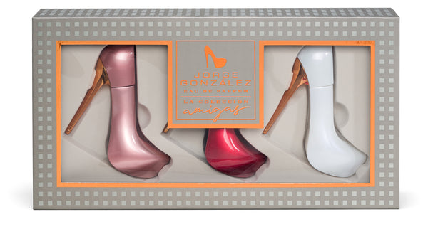JORGE GONZÁLEZ by GLAMOUR & HEELS – La Colección Amigas | Eau de Parfum Set 150 ml (3 x 50 ml), Damendüfte
